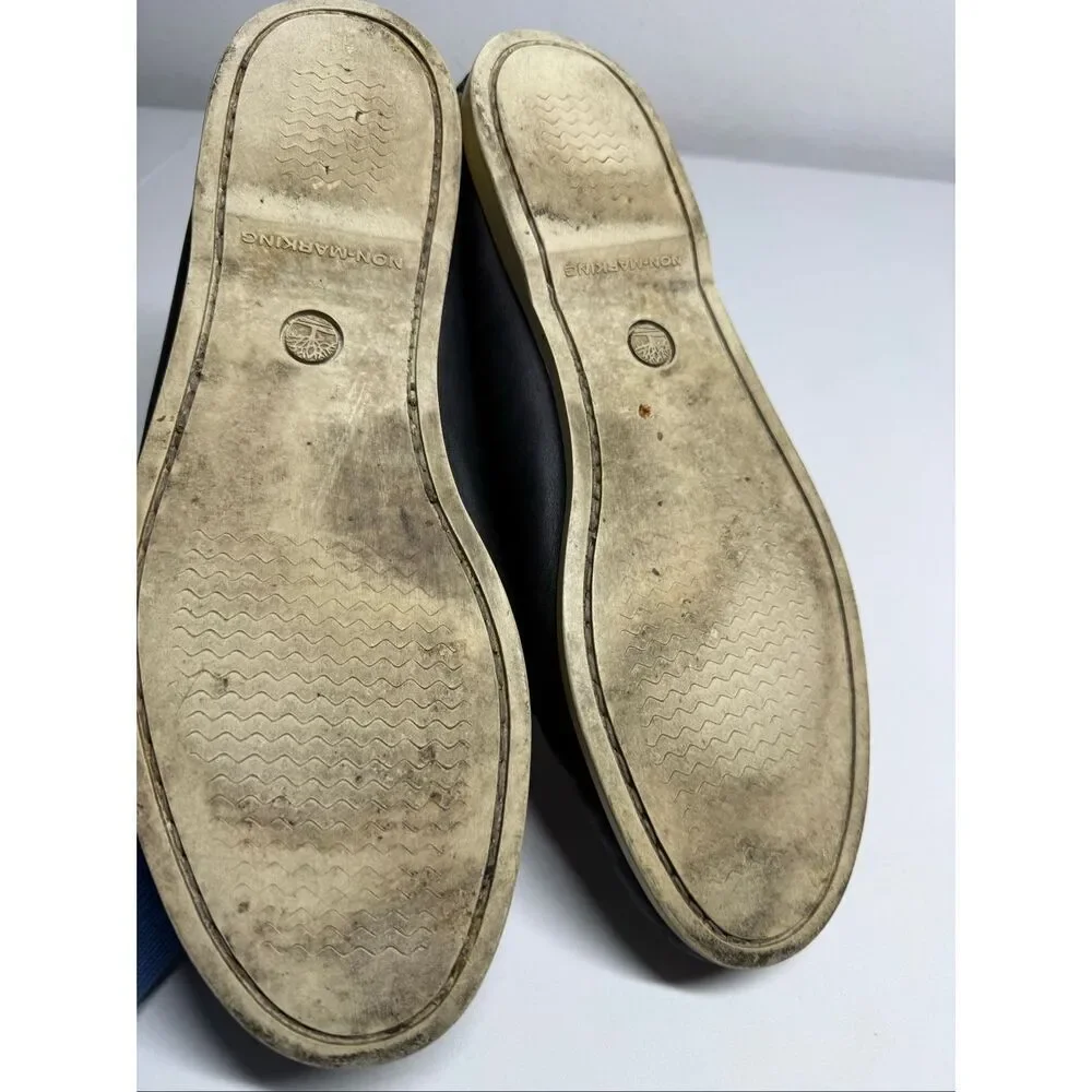 Timberland Men’s Sz 11 Classic Boat Shoes Black Brown Leather See Description